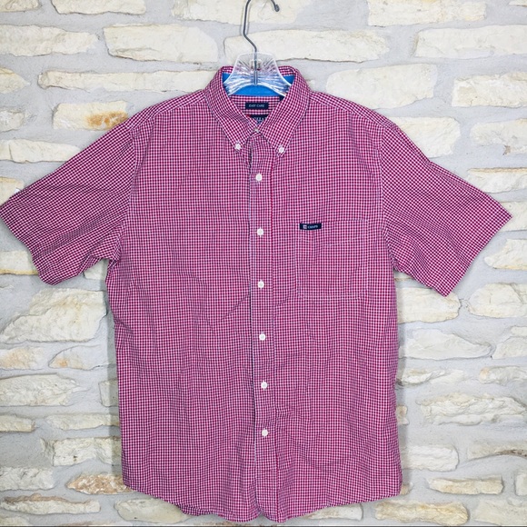 Chaps Other - M Men's Chaps Red Checkered Button Down Shirt